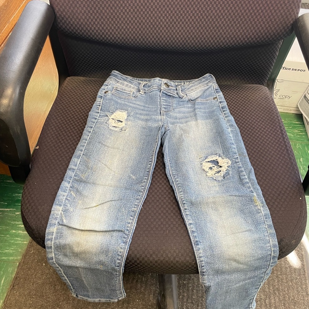 Jumping Beans Blue Distressed Jeans Classic Style